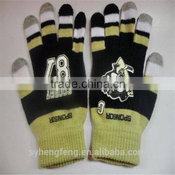 Wholesale magic five fingers knitted touch gloves