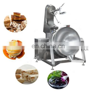 Industry  Planetary Stir Frying Pan High Quality Cooker Mixer Machine Electromagnetic Heating  PLC Planetary Jacket Kettle