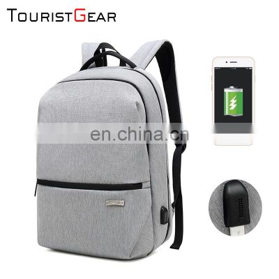 Waterproof backpack anti theft bags with USB Charging Port