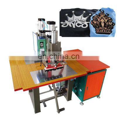 8 kw High Frequency PU Leather Logo Trademark Embossing Welding Machine for T-shirts / Clothing / Garment / Shoe Upper