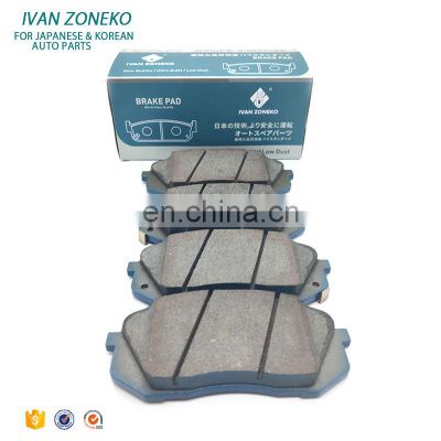 Ivan Zoneko Best Quality 04465-60280 04465-60140 04465-33480 58301-2SA70 Front Brake Pad For Toyota Lexus Hyundai
