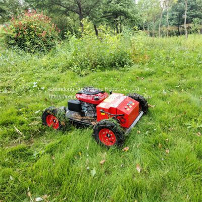 remote brush mower, China slope mower remote control price, rc lawn mower for sale