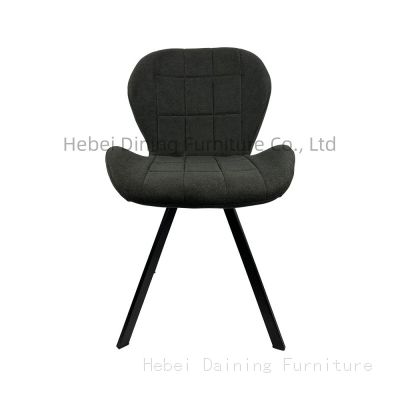 Fabric Dining Chair with Metal Legs DC-F06B