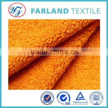 Fake Wool fabric Solid single sided for ugg boots fabric