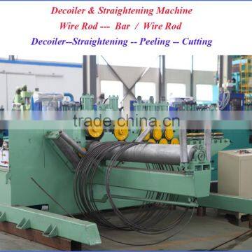 steel wire straightening and peeling and cutting machine ( wire- bar )
