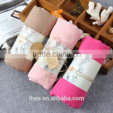 150*190cm long cotton scarf spring autumn hot selling scarf fashion new style cotton material