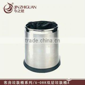 Stainless steel dustbin for room (A-088A)