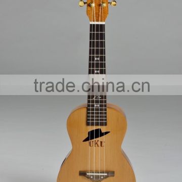 UKU wholesale concert red cedar solid top ukulele small guitar