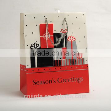 custom promotional Christmas paper bag
