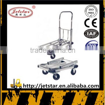Airport 500kg manual hydraulic platform lift table trolley