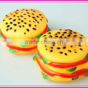 plastic mini hamburger press;vinyl toy