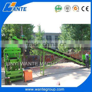 WT2-10 fully automatic concrete interlocking bricks making machine price