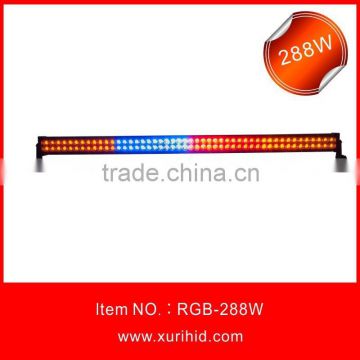 factory price RGB 288w led light bar for off road atv
