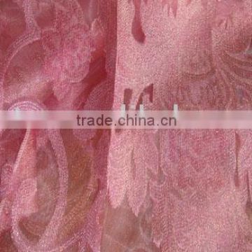 butterfly & flower design cut-out curtain fabric