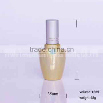 15ml Gold/Silver Laser Refillable Atomizer Perfume Glass Bottle,Spray Fragrance Bottle