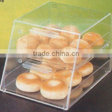 2 tier acrylic cake display cabinet bakery pastry showcase