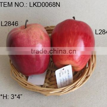 Realistic artificial foam apples in assorted colours for fall autumn fallorhalloween seasonal display decorations