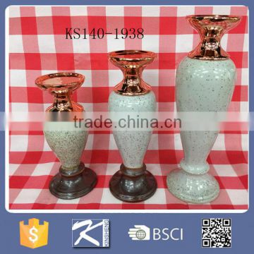 Marble effect candle holder for candle standing candlestick holder