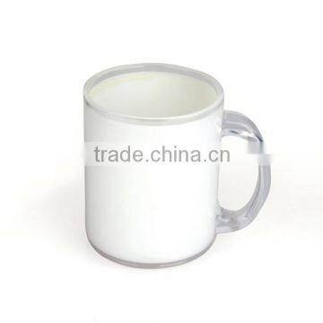 transparent plastic cup double floors plastic cup