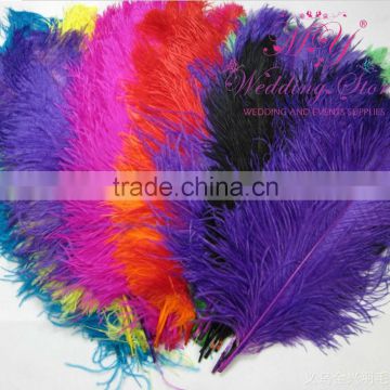 Hot sale Decorative Bleached colored Ostrich Feather