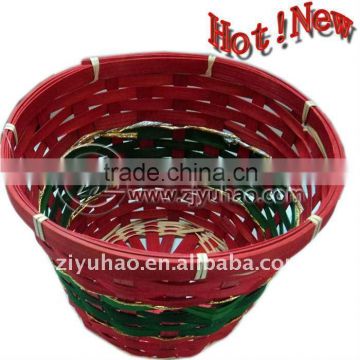 Folding Bamboo Laundry Basket with Wheeled