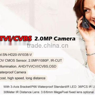 AHD/TVI/CVI/Analog CCTV camera 4 in 1