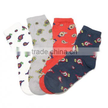 OEM wholesale 100% cotton knitted cartoon radish girls chinese socks