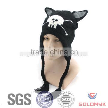 Crochet knitted hats animal