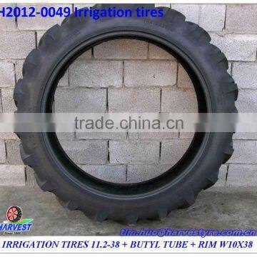 irrigation tyre+rim 11.2-38