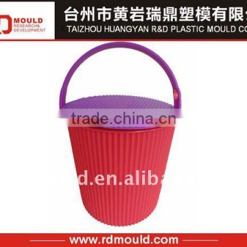 R&D plastic injection bucket mould