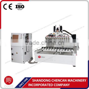3d cnc router wood carving multi head water cooling