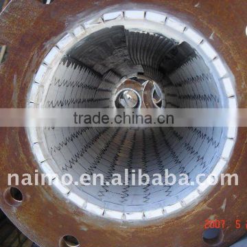 High Quality abrasion resistance ceramic lined steel pipe
