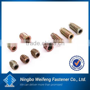 Buy wholesale direct from china hot selling product in india white galvanized furniture confirmat wood screw