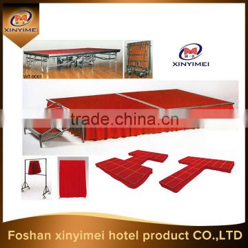 hotel metal used portable mobile stage