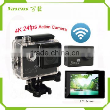 2016 Original 4K 24fps Action Camera Waterproof Wifi go pro car-styling action cam Sports Camera Full HD 1080P DVR Cam