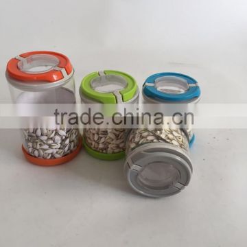 high quality 600ml wholesale glass jars glass canisters with lids/kitchen canisters glass /glass jars wholesale