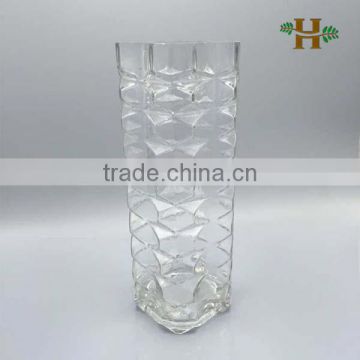 Wholesale Cheap Price Square Flower Vase With Edges and Corners