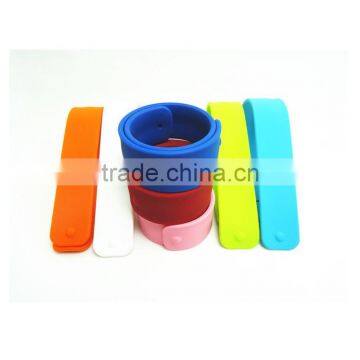 wholesale 2014 custom silicone slap bracelet