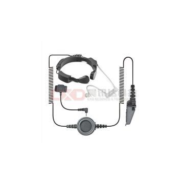 silicon transparent acoustic tube two way radio/walkie talkie CP190 GP3400 throat control earphone