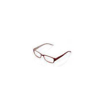 Rectangle Cellulose Propionate Plastic Eyeglass Frames Oval For Youth , Light Colors