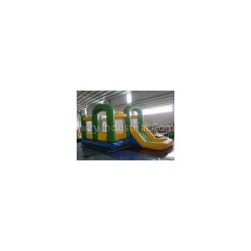 Inflatable Jumping House Combo , Inflatable Bouncy Castle With Water Slide