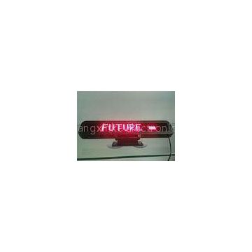 Red Programmable Moving Car LED Sign Display , scrolling LED display Board