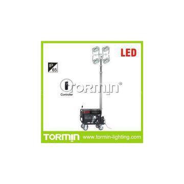 Four-Lamp Remote Control Mobile Light Tower