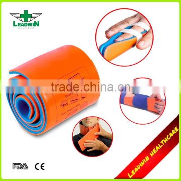 Four-sided medical devices design and varieties well inflatable plastic medical hand splint types