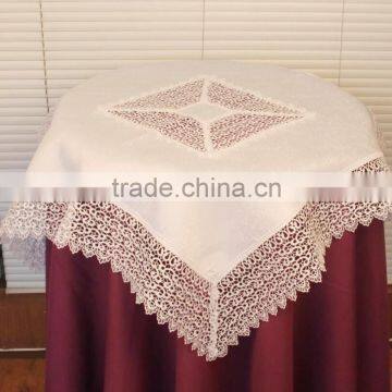 bamboo polyester lace table cloth