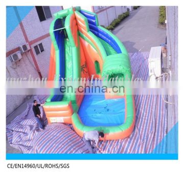 hot sale commercial inflatable water slide with pool/kids garden inflatable pool slide