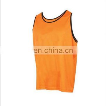 High Quality Custom Unisex 100% Polyester Training Vest