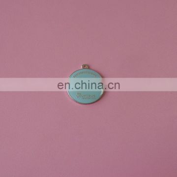 personalized printing logo round shape metal lapel pins