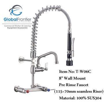full stainless steel construction pre rinse faucet