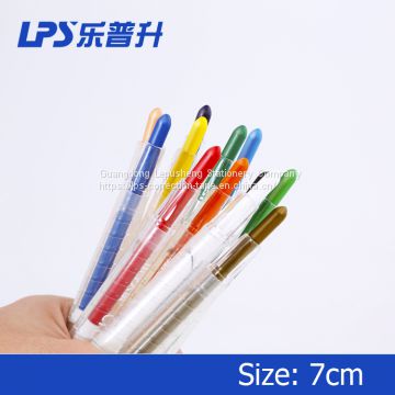 LPS Stationery New Supplies PP Box Pack Colorful Non-Toxic Twistable Crayon Set